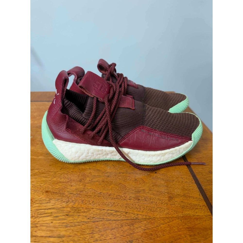 Adidas James Harden LS 2 Lace Burgundy Brown CG6277 Mens Size 6.5 Sneakers